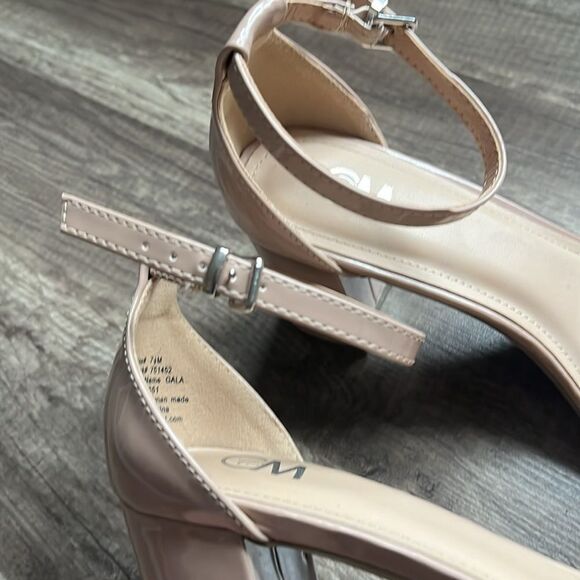 Chelsea Moreland Gala Shoes Heels in Nude Women's Size 7.5 - Picture 8 of 8